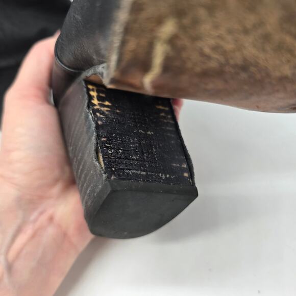 Rag & Bone Newbury Women's Leather Heeled Ankle Boots Booties Black Size 8 - Picture 6 of 10